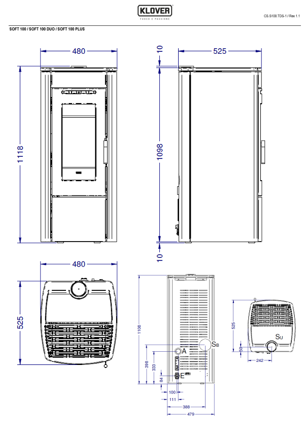 DIMENSIONI SCHEDA TECNICA