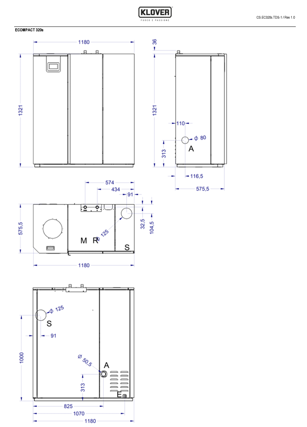 DIMENSIONI SCHEDA TECNICA