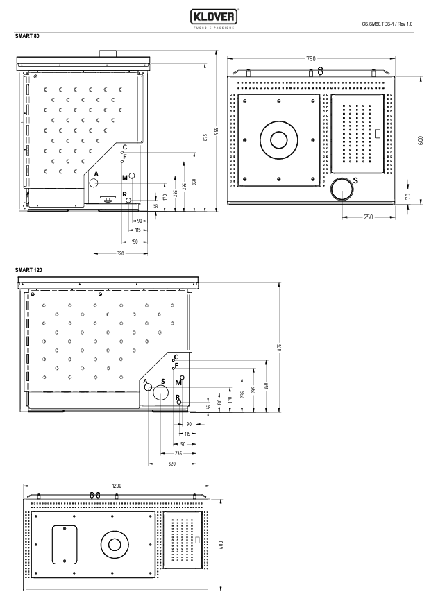 DIMENSIONI SCHEDA TECNICA
