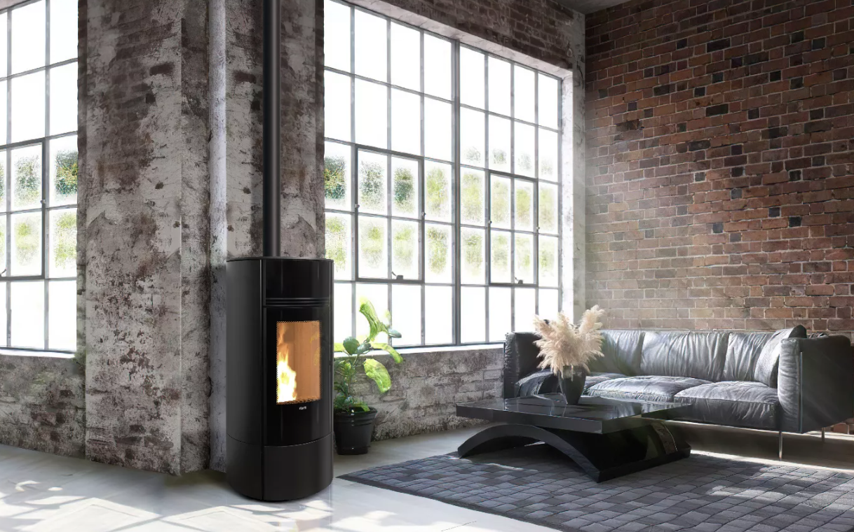PM STUFE E CAMINI STUFA A PELLET KLOVER SUPER 7