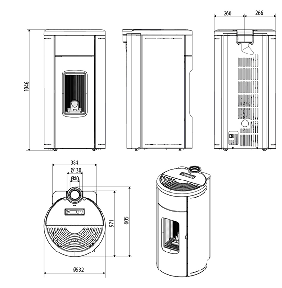 DIMENSIONI SCHEDA TECNICA