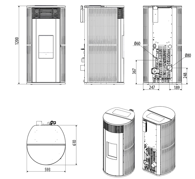DIMENSIONI SCHEDA TECNICA