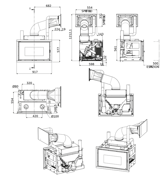 DIMENSIONI SCHEDA TECNICA
