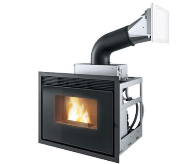 PM STUFE E CAMINI CAMINO A PELLET MCZ VIVO 90 HYDRO 24