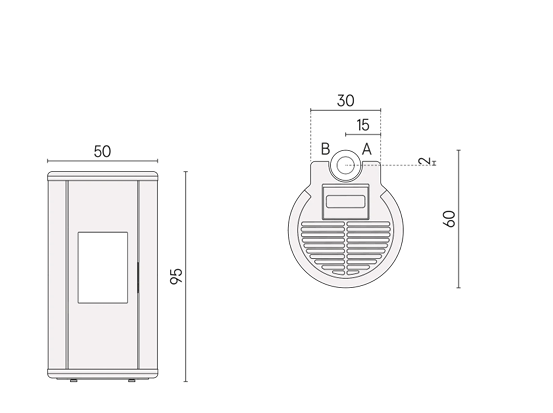 DIMENSIONI SCHEDA TECNICA UP