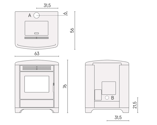DIMENSIONI SCHEDA TECNICA
