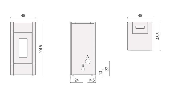DIMENSIONI SCHEDA TECNICA