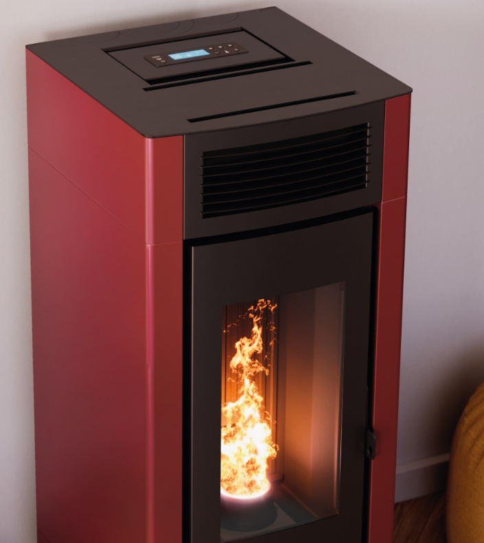 STUFA A PELLET CADEL CRISTAL 9 AIRTECH PM SRL STUFE E CAMINI
