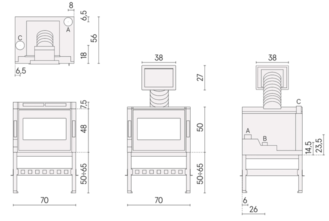DIMENSIONI SCHEDA TECNICA