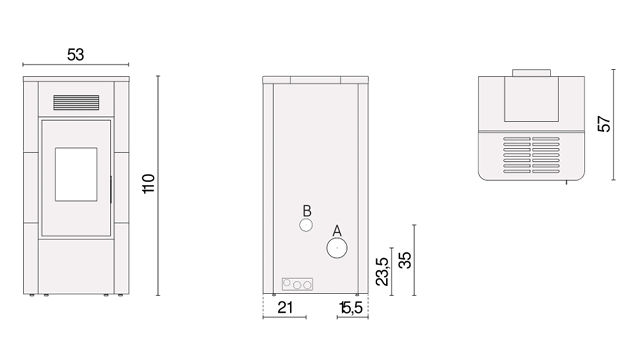 DIMENSIONI SCHEDA TECNICA