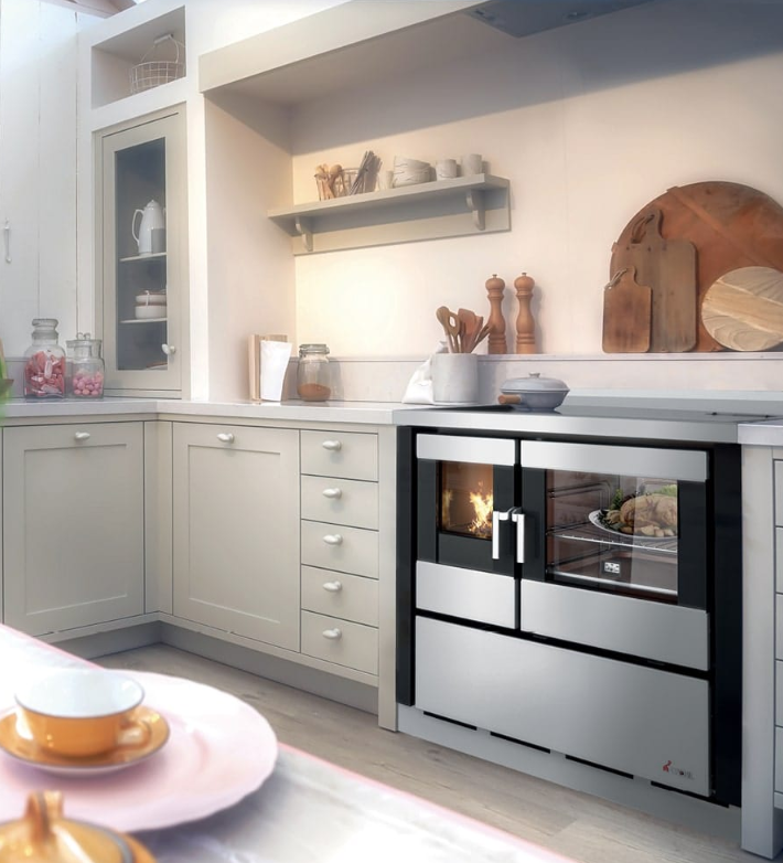 STUFE ROMA CUCINA LEGNA CADEL KOOK 80