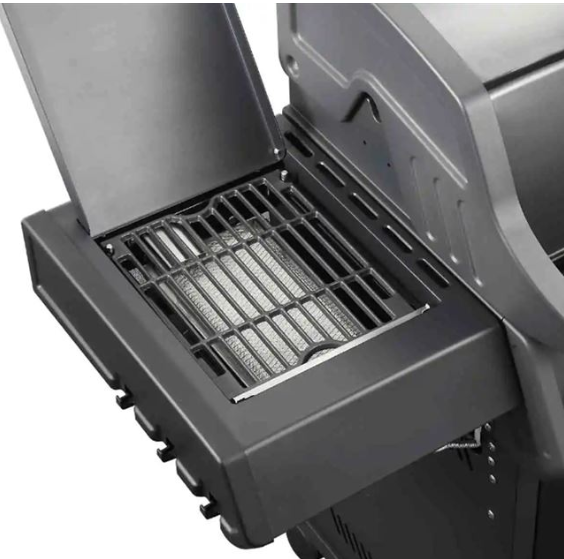 BARBECUE A GAS GENERATION METROPOLITAN 4 FUOCHI POTENTE FORNELLO LATERALE A INFRAROSSI