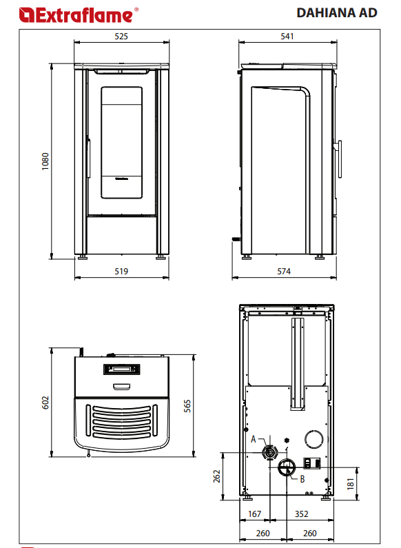PM STUFE E CAMINI SCHEDA TECNICA