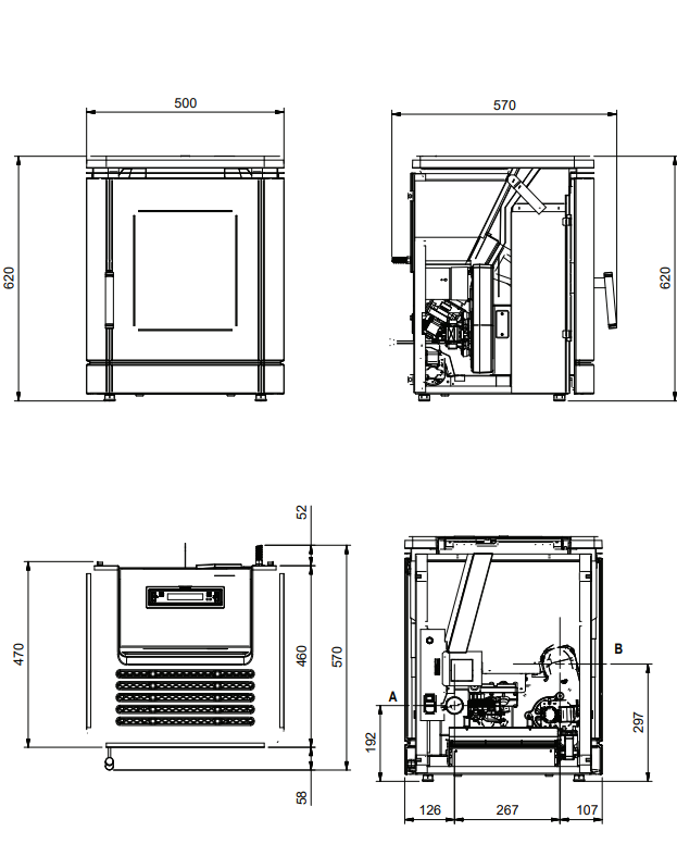 DIMENSIONI SCHEDA TECNICA