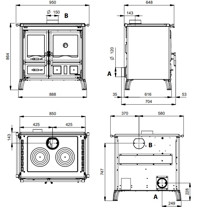 DIMENSIONI SCHEDA TECNICA