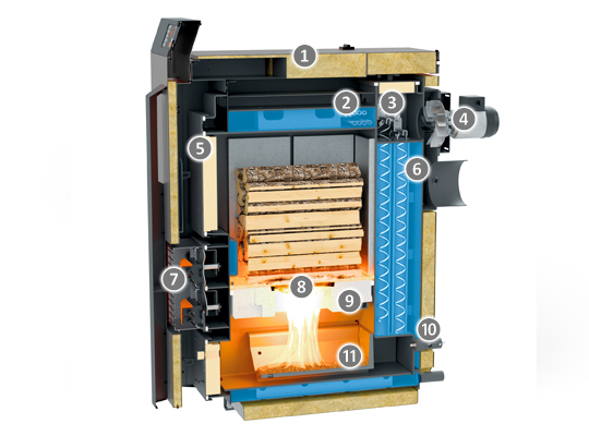 PM SRL STUFE ESPLOSO LAMBDA S35 EVO5 FIAMMA ROVESCIA