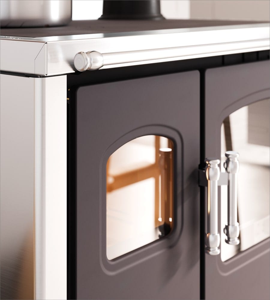 FUOCONATURALE.IT CUCINA A LEGNA CADEL SMART 80