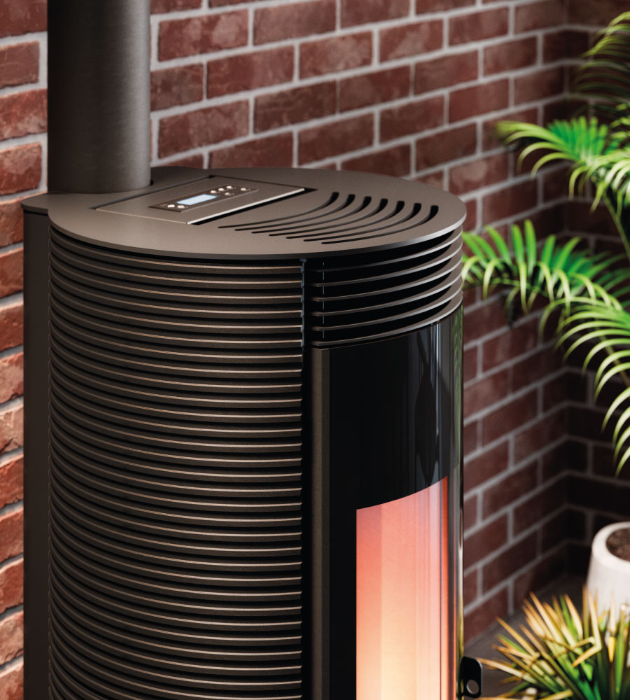 FUOCONATURALE.IT STUFA A PELLET CADEL SPIN PLUS 9