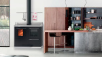 FUOCONATURALE.IT TERMOCUCINA A LEGNA THERMOROSSI BOSKY F30 SQUARE EVO5 "READY TO START" 11.1 KW