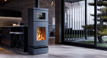 STUFA A LEGNA CON FORNO STUFA A LEGNA THERMOROSSI ZEN 0