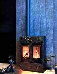 FUOCONATURALE.IT STUFA PELLET/LEGNA KLOVER DUAL AIR 19.5 KW