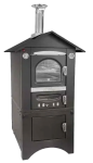 FUOCO NATURALE FORNO A LEGNA CLEMENTI SMART TETTO ANTRACITE 45 X 100