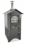 FUOCO NATURALE FORNO A LEGNA CLEMENTI MASTER TETTO E PARETI INOX 45 X 60