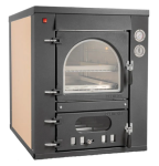 FUOCONATURALE.IT FORNO A LEGNA CLEMENTI MASTER DA INCASSO NERO 45 X 80