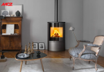 FUOCO NATURALE STUFA A LEGNA MCZ SAYA STEEL 10 KW