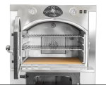 CAMERA DI COTTURA INOX FORNO A LEGNA TRANQUILLI FORNI GIOVE INOX DA INCASSO 60/80/100