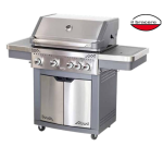IL BRACERE GENERATION BARBECUE A GAS GENERATION FUNPRO ACCIAIO INOX 4 FUOCHI