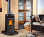 PM STUFE E CAMINI TIVOLI STUFA A LEGNA NORDICA EXTRAFLAME SUPER JUNIOR LEAN