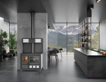 FUOCO NATURALE CUCINA A LEGNA NORDICA EXTRAFLAME GARDENIA XXL VST