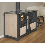 FUOCONATURALE.IT TERMOCUCINA A LEGNA THERMOROSSI BOSKY COUNTRY F30 EVO5 FIORI