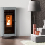 FUOCONATURALE.IT STUFA A PELLET THERMOROSSI DORICA STONE NATURAL PLUS EVO 11.4 KW