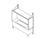 BOX METALLICO PER BRUCIAORE BRITISH FIRES BRITISH FIRES BOX LINEA