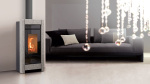 STUFA A LEGNA STONE THERMOROSSI STUFA A LEGNA THERMOROSSI ESSENZA EVO WOOD STONE 11.4 KW