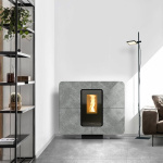 FUOCONATURALE.IT THERMOROSSI SLIMQUADRO 9 GRES 8.5 KW CANALIZZABILE