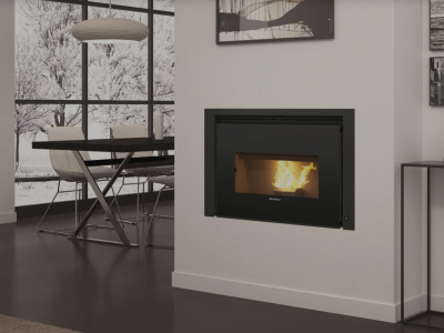 PM STUFE E CAMINI TIVOLI INSERTO A PELLET NORDICA EXTRAFLAME COMFORT P85