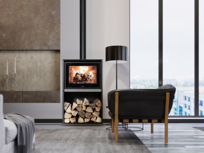 FUOCONATURALE.IT STUFA A LEGNA KLOVER VENUS 10.1 KW