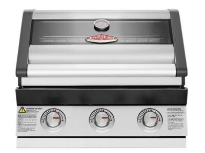 IL BRACERE BARBECUE A GAS DA INCASSO BEEFEATER 3 FUOCHI SERIE 1600 ACCIAIO INOX