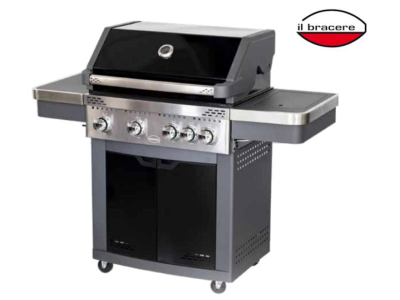 IL BRACERE GENERATION BARBECUE A GAS GENERATION FUNPRO PORCELLANATO 4 FUOCHI