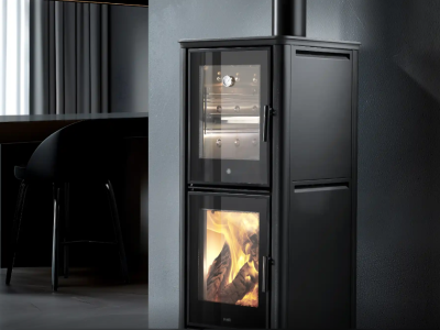 PM STUFE E CAMINI TIVOLI KLOVER STUFA ALEGNA CON FORNO