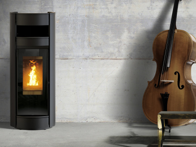 STUFA A PELLET THERMOROSSI MOMA SUPREME NATURAL PLUS EVO 11.4 KW 