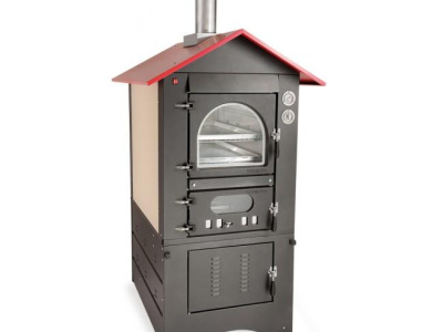 FORNO A LEGNA CLEMENTI MASTER TETTO ROSSO 45 X 80