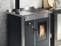 TERMOCUCINA  A PELLET KLOVER SMART INOX 80 22.6 KW 