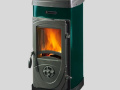 STUFA A LEGNA NORDICA EXTRAFLAME SUPER JUNIOR LEAN VERDE 