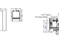 STUFA A PELLET ESSENZA IDRA 21 STONE 21.2 KW 
