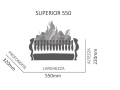 MISURE TECNICHE BRACIERE SUPERIOR 550 